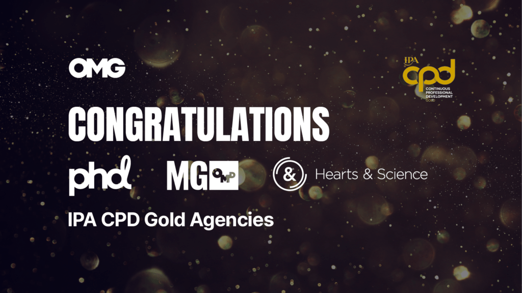 OMG UK agencies among IPA CPD Gold Standard awarded agencies